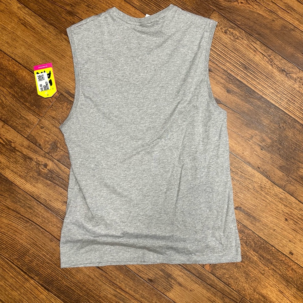 Zumba Fitness Gray Tank Top with Multicolor Logo - Picture 2 of 2